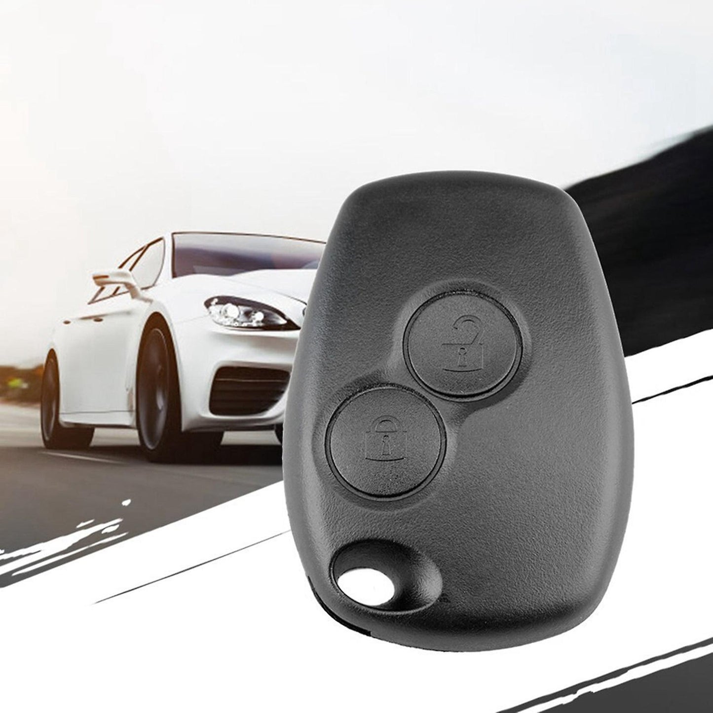 2 Button Remote Car Key Fob Shell for Renault Megane Modus Espace