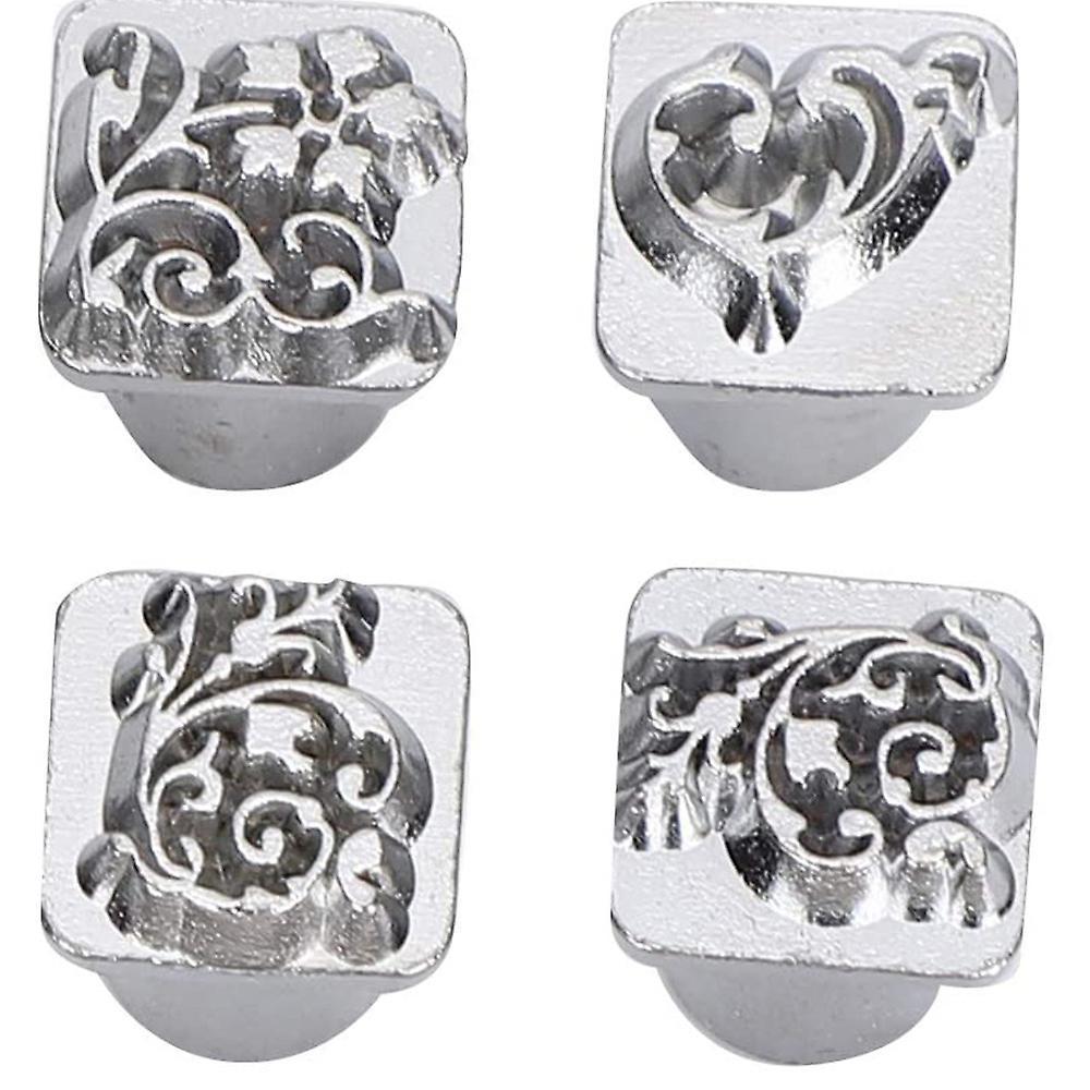 12pcs Stamping Punch Tool Tang Dynasty Flower Design Diy
