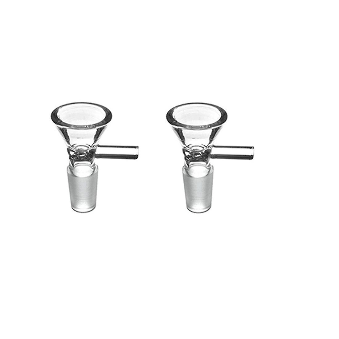 2 Pieces Of Glass Funnel Glass Bowl Adapter Manual Clear Dish Rack