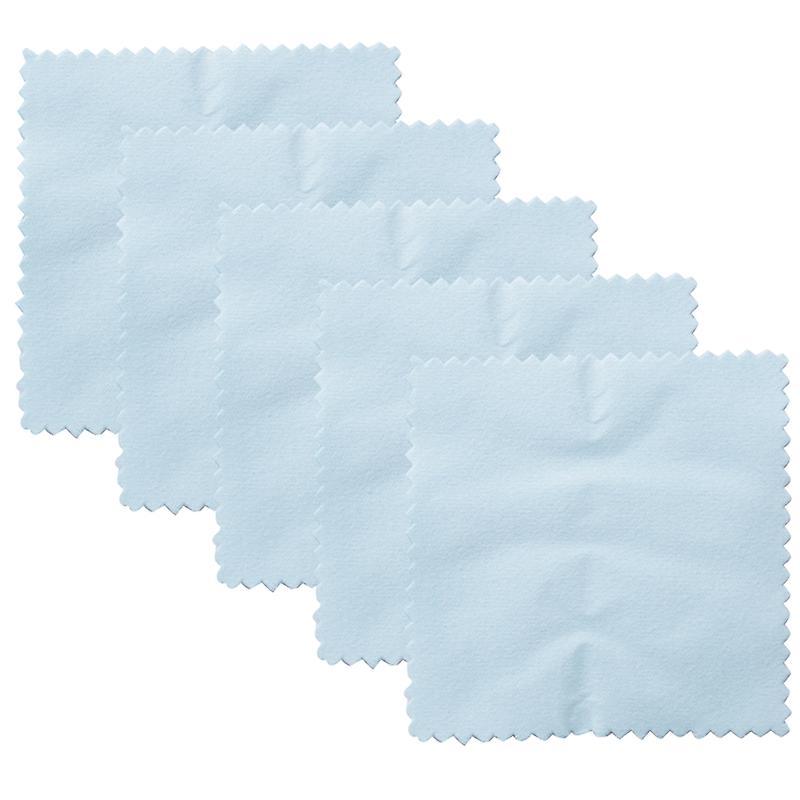 100pcs Jewelry Cleaning Polishing Cloth, (sea Blue, 3.15 X 3.15inch)
