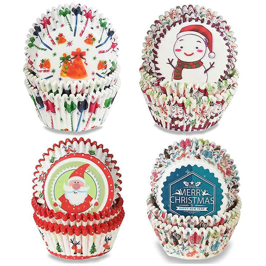 Christmas Cupcake Liners,400 Pieces Standard Size Cupcake Lines