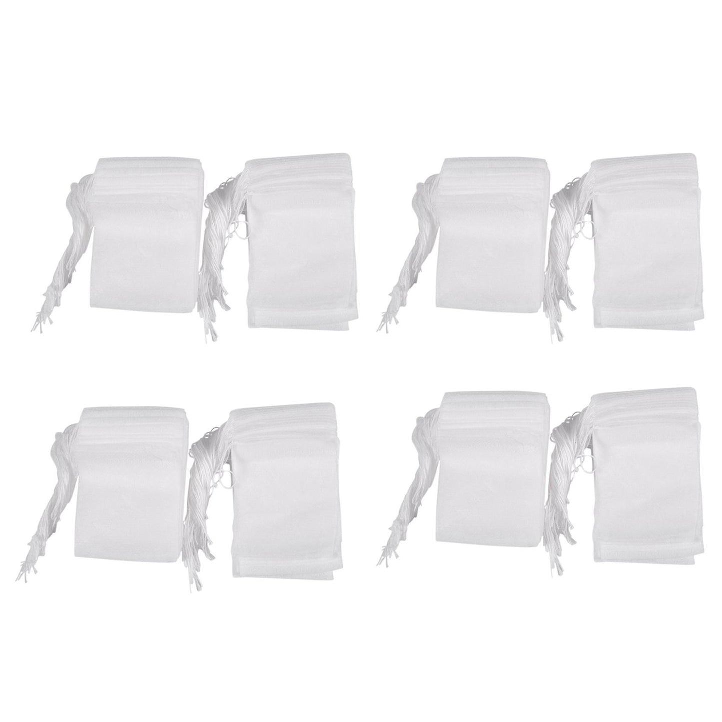 400 Pcs Disposable Empty Tea Bag String Heat Seal Filter Paper