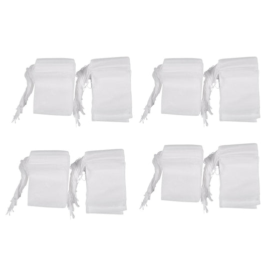 400 Pcs Disposable Empty Tea Bag String Heat Seal Filter Paper