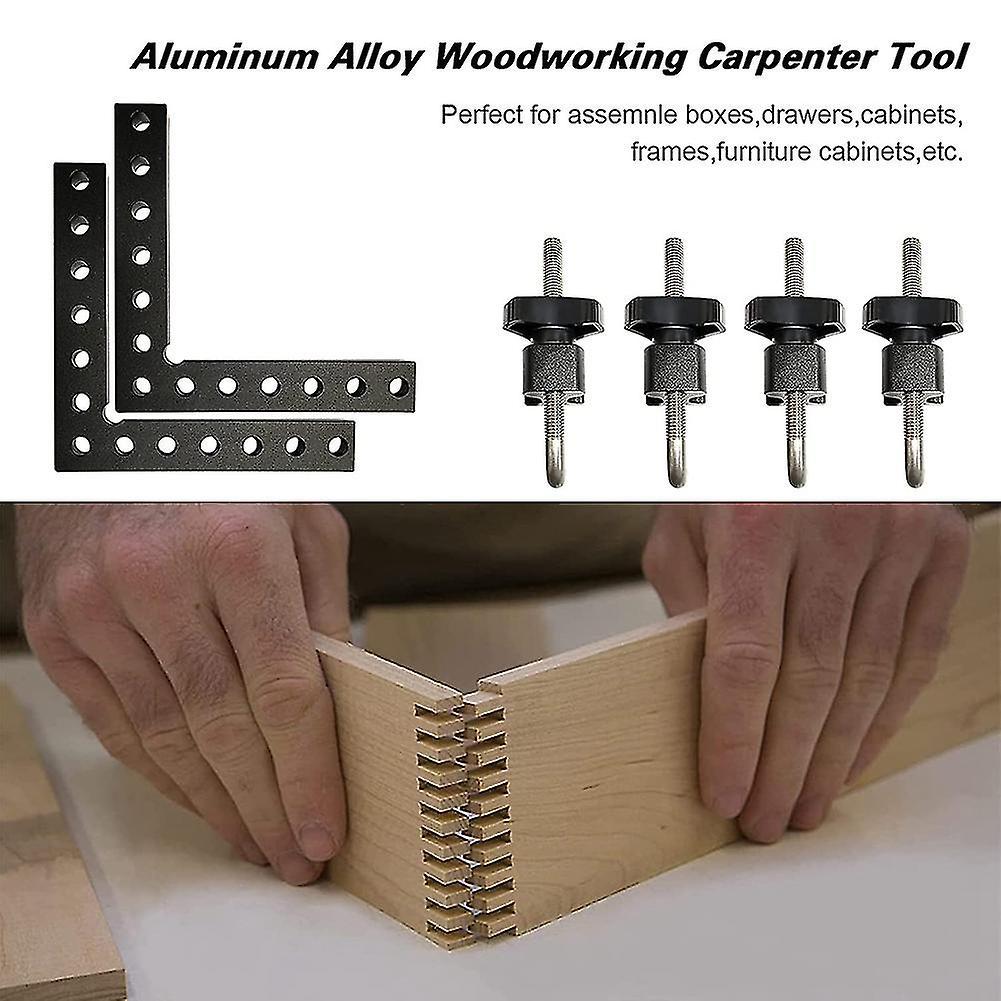 90 Degree Positioning Right Angle Clamps for Picture Frame Box Drawer