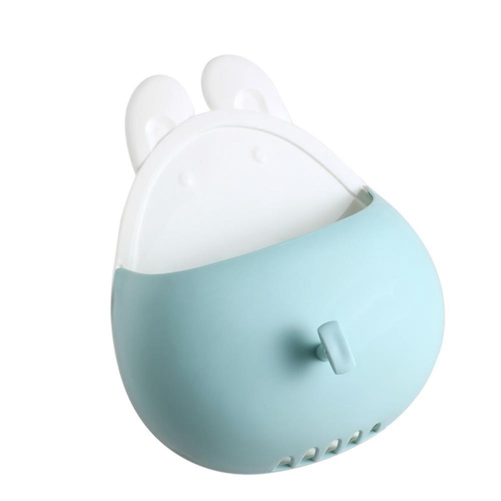 Bathroom Wall Mount Shelf Toothbrush Razor Holder Storage Box B