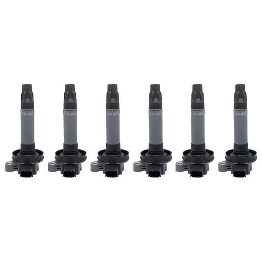 6 Pack Car Ignition Coils 2 Pins for Ford Lincoln Edge Flex F150