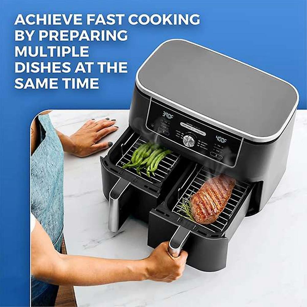Air Fryer Rack for Double Basket Air Fryers for Ninja Foodi Dz201/401
