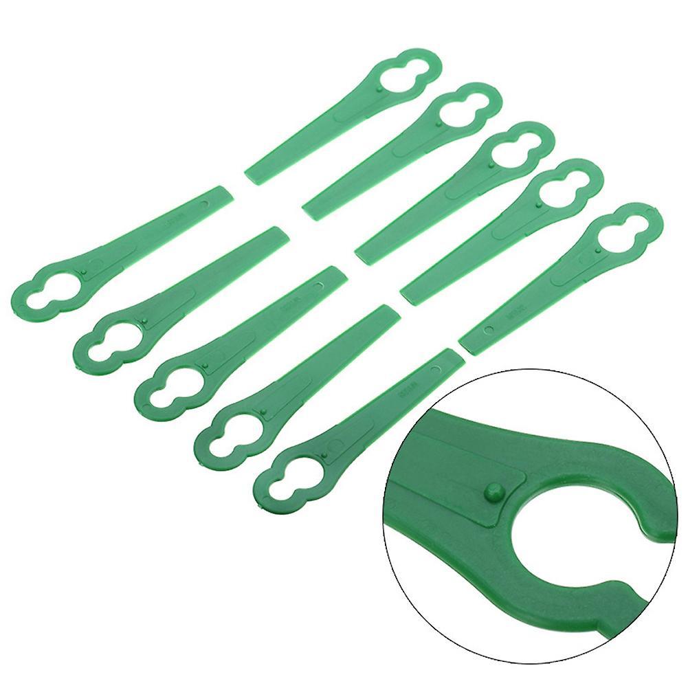 100pcs 8.3cm Plastic Grass Trimmer Blade Replacement Blades Lawn
