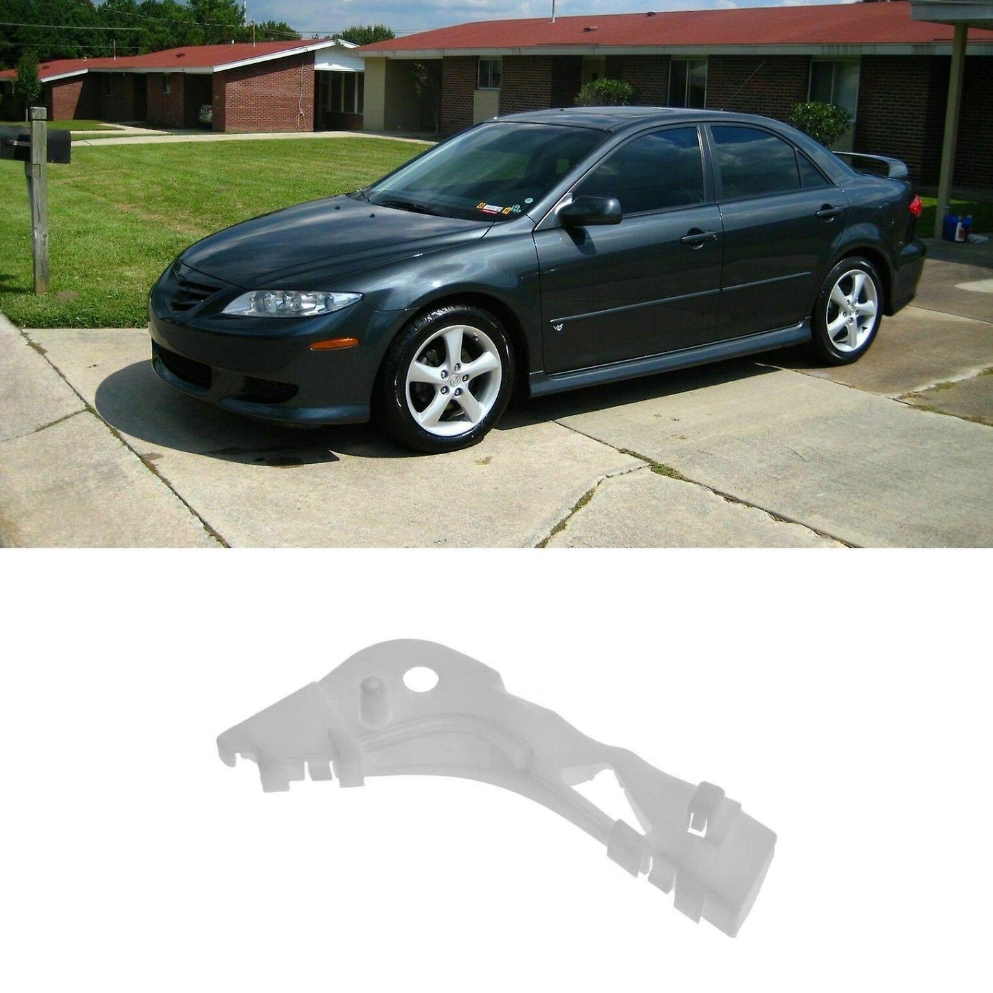 4x Bumper Bracket Holder Mount Fit for Mazda 6 2003-2008 Gj6a-50-e12c