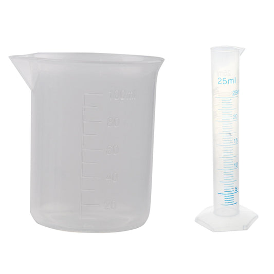25ml Transparent Plastic Graduated Cylinder