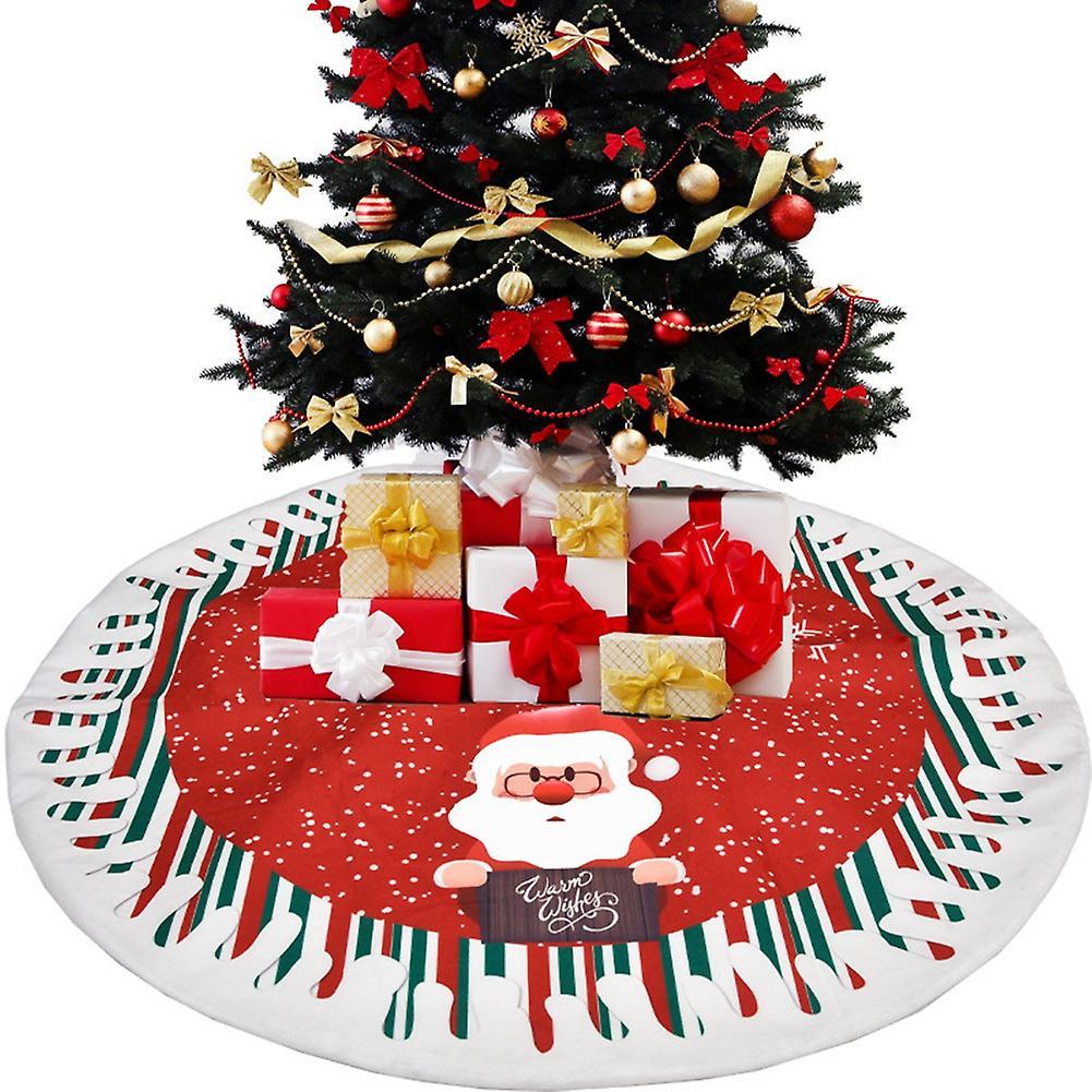 Christmas Tree Skirt, Xmas Print Tree Skirt for Christmas,elk