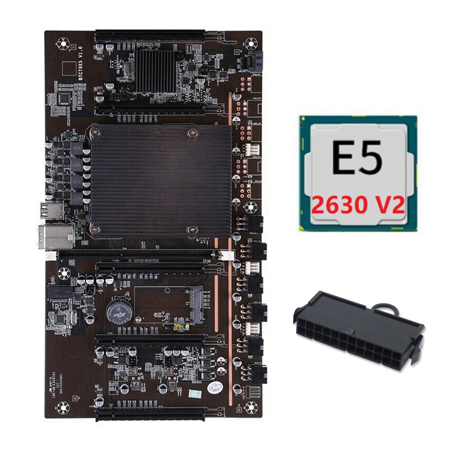 X79 H61 Btc Miner Motherboard Support 3060 3070 3080 Gpu with E5 Cpu