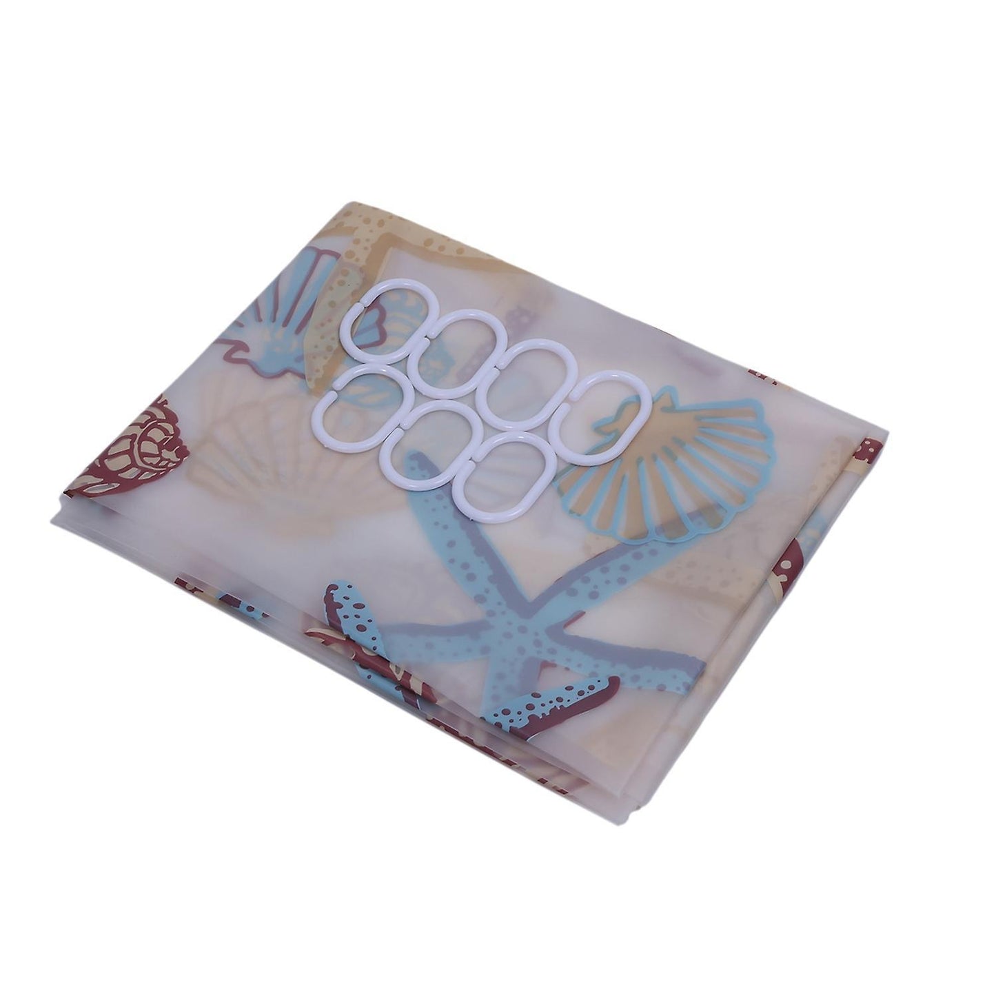 80cmx180cm Modern Shower Curtain Starfish Waterproof Peva Curtain