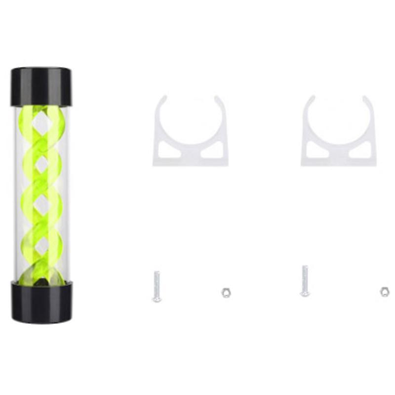 200mm Water Cooling Pc Water Tank with G1/4 Thread for Cooler(green)