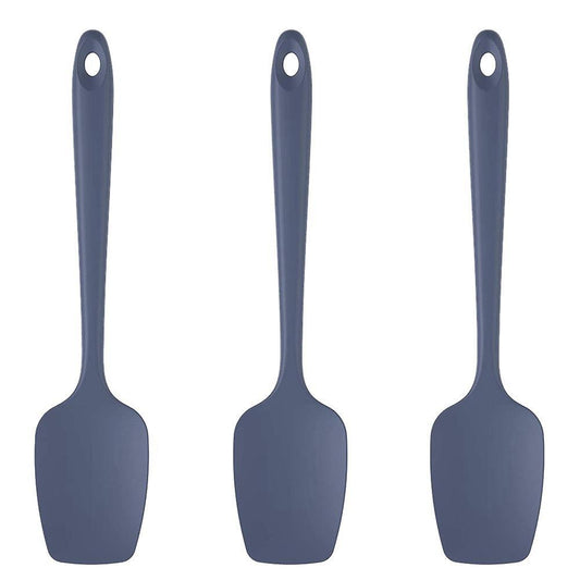 3 Pcs Silicone Spatula Black High Temperature Resistant Bpa-free
