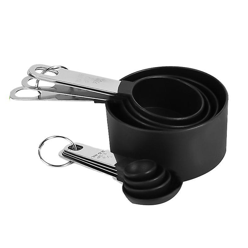 8pcs Stainless Steel Measuring Measuring Cup Measuring Spoon Set