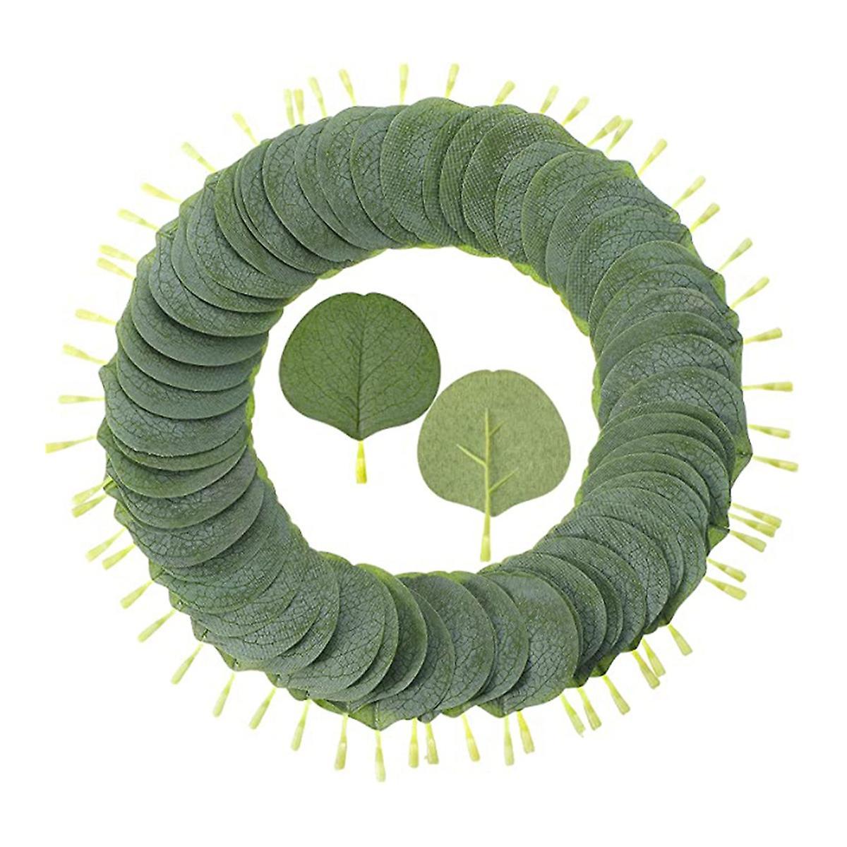 200 Pieces Fake Greenery Eucalyptus Silk Eucalyptus Plant for Diy