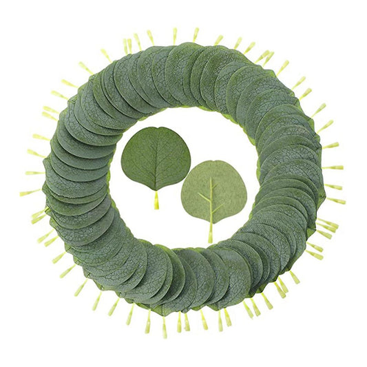 200 Pieces Fake Greenery Eucalyptus Silk Eucalyptus Plant for Diy