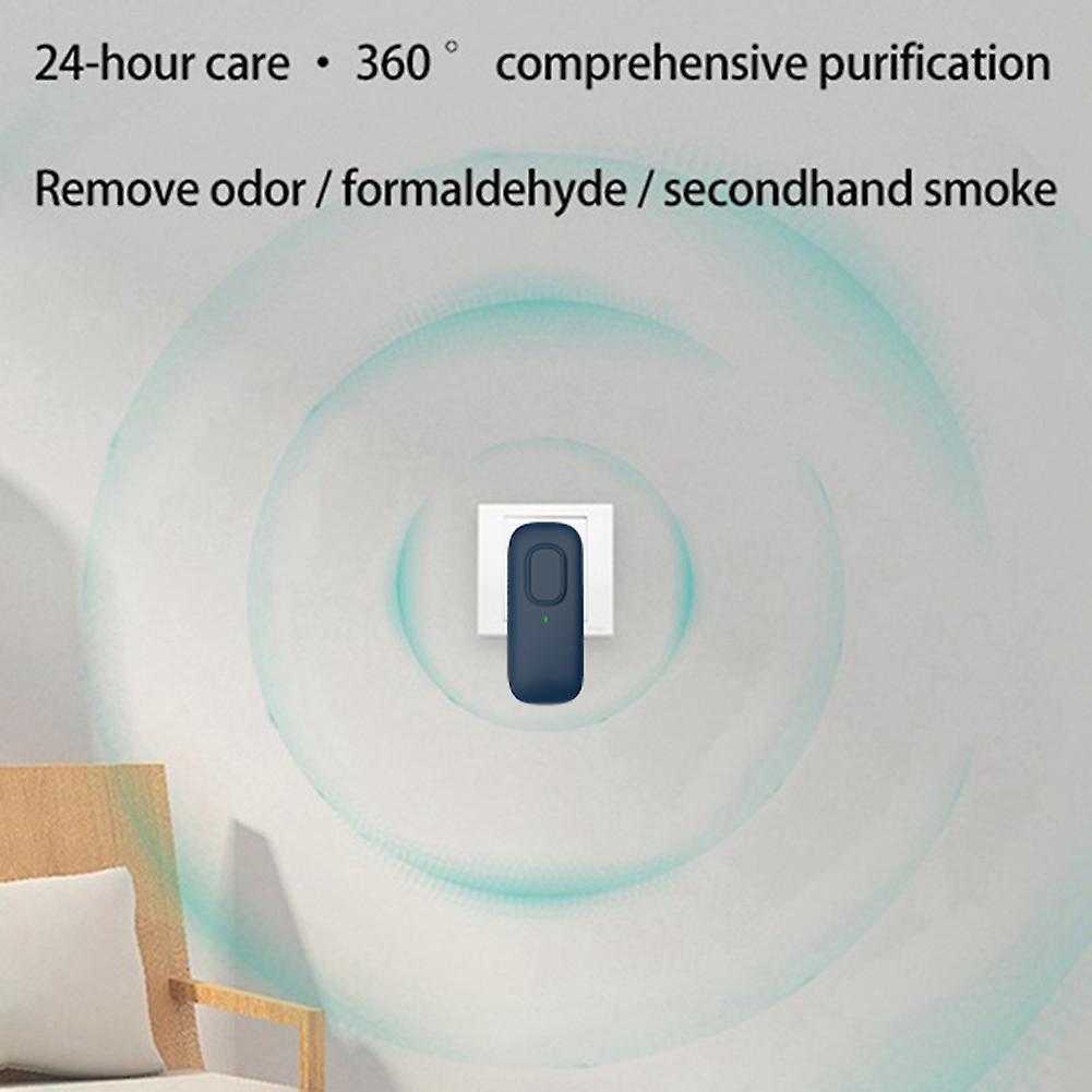 Negative Ion Generator Air Purifier with Highest Output Us Plug Blue