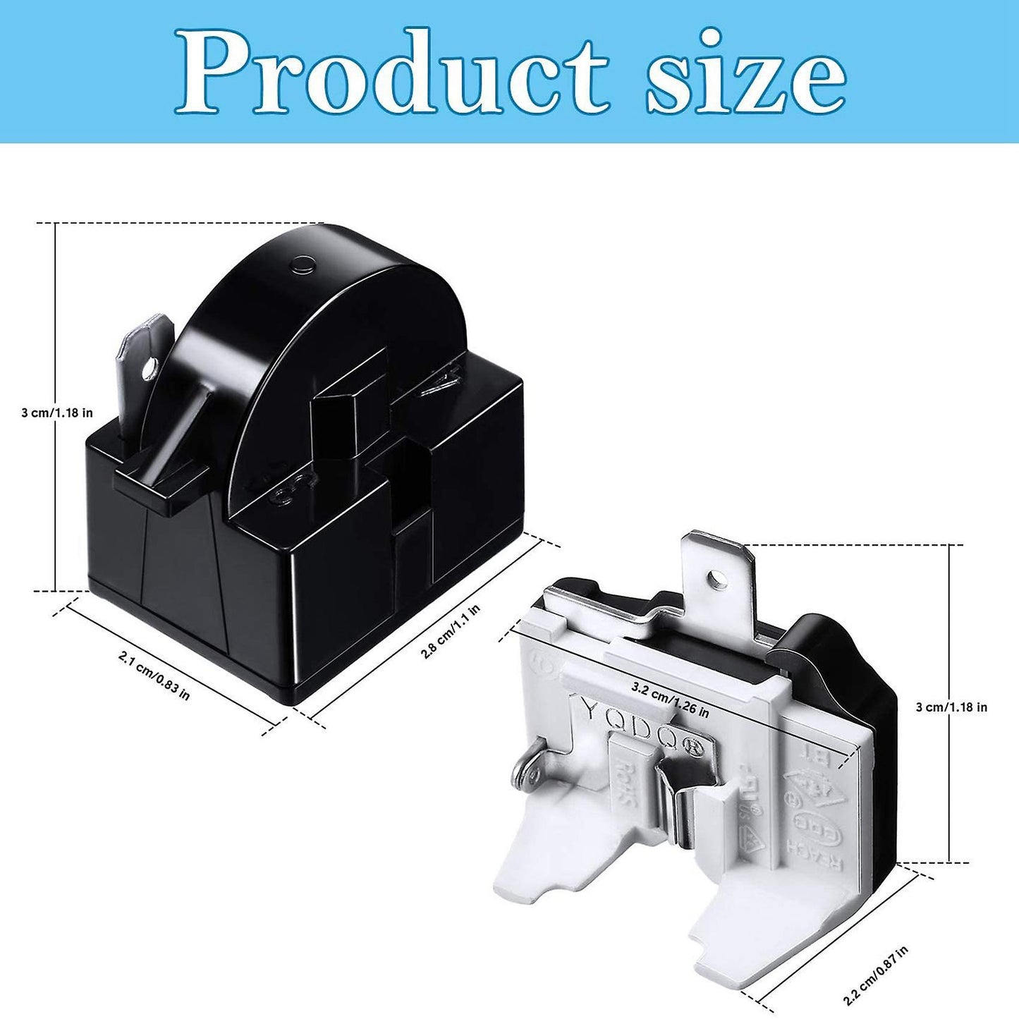 Ptc Starter Relay and 6750c-0005p Refrigerator Overload Protector
