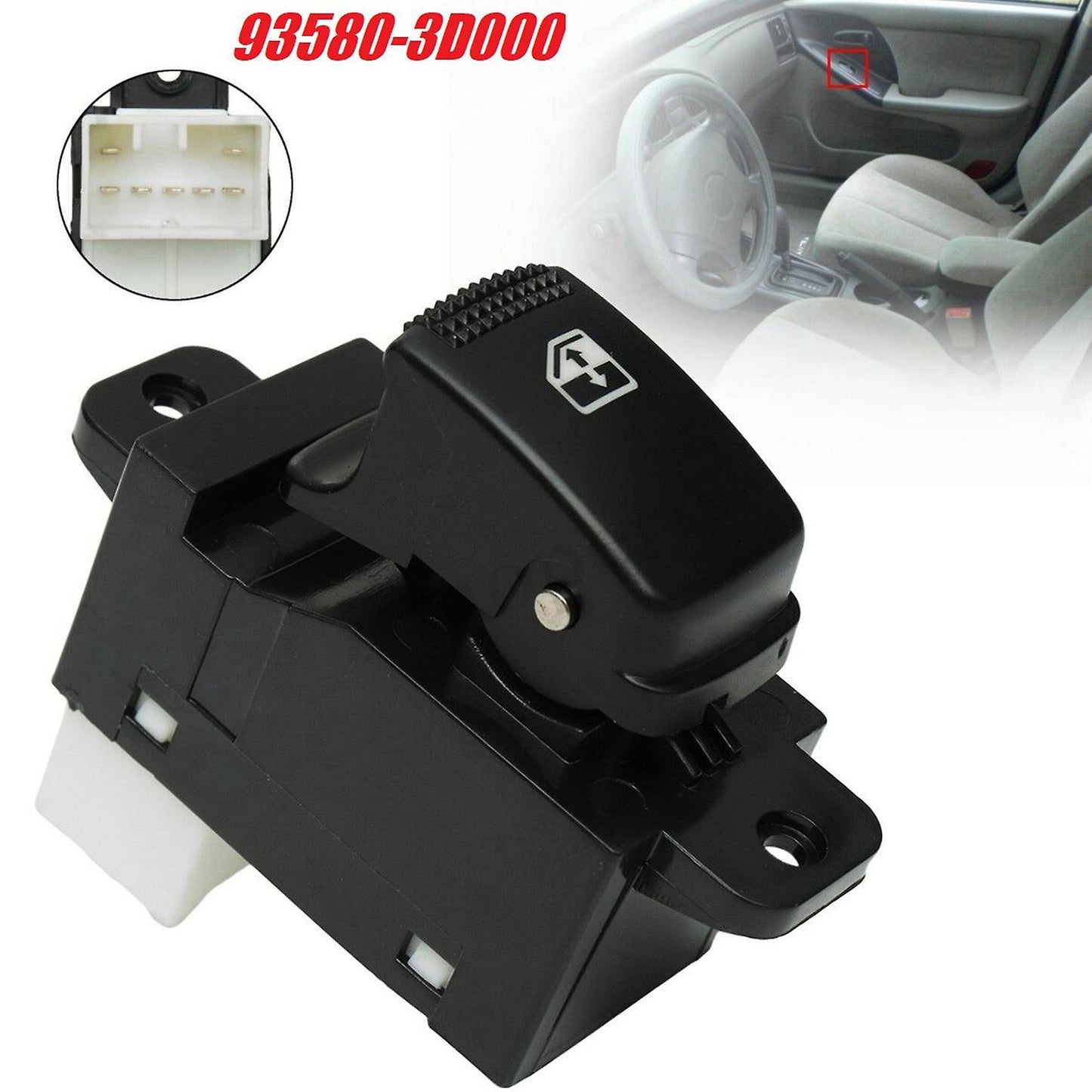2x Electric Power Window Switch for Hyundai Elantra Sonata Kia Rio