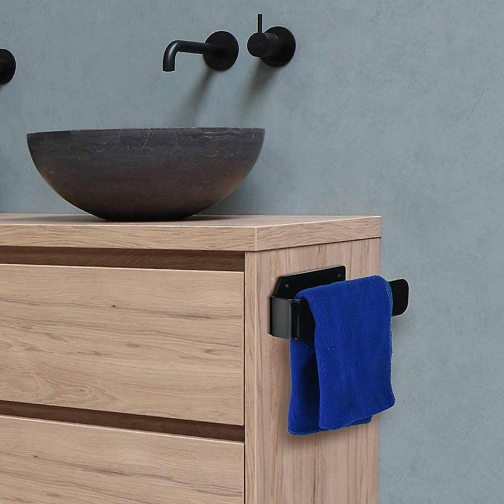 Modern Hand Towel Bar Towel Hanger, Black