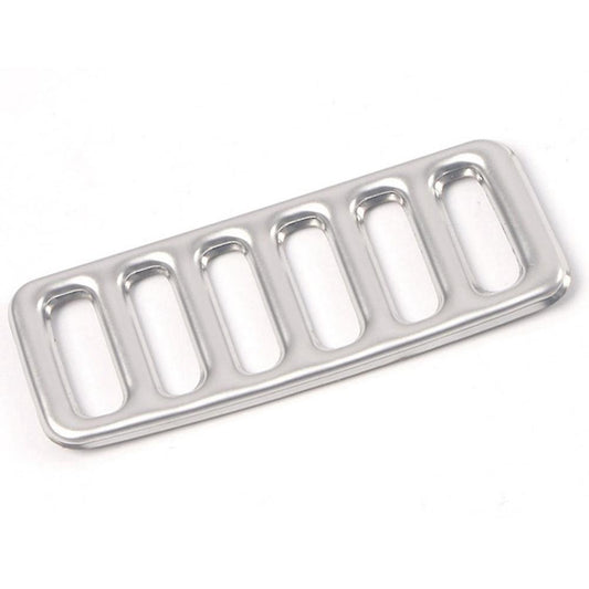 Under Main Driver Air Outlet Vent Frame Cover Trim Sticker, Silver