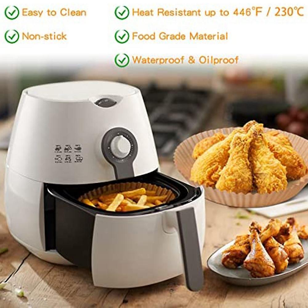 Air Fryer Parchment Paper with Silicone Brush Non-slip Air Fryer