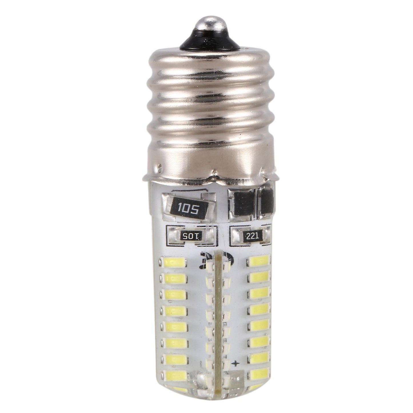 2x E17 Socket 5w 64 Led Lamp Bulb 3014 Smd Light White Ac 110v-220v