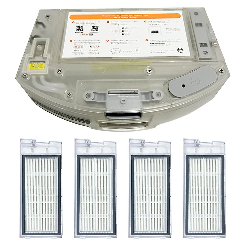 2 In 1 Water Tank Dust Box Accessories with 4 Filter Parts