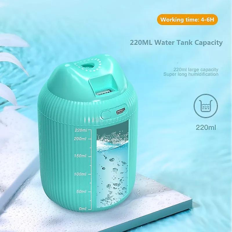 Ultrasonic Mini Air Humidifier Electric Essential Oil Diffuser Pink