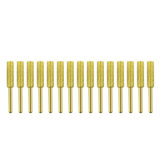 15pcs 5.5mm Chainsaw Sharpener Burr Grinder Polishing Grinding Heads