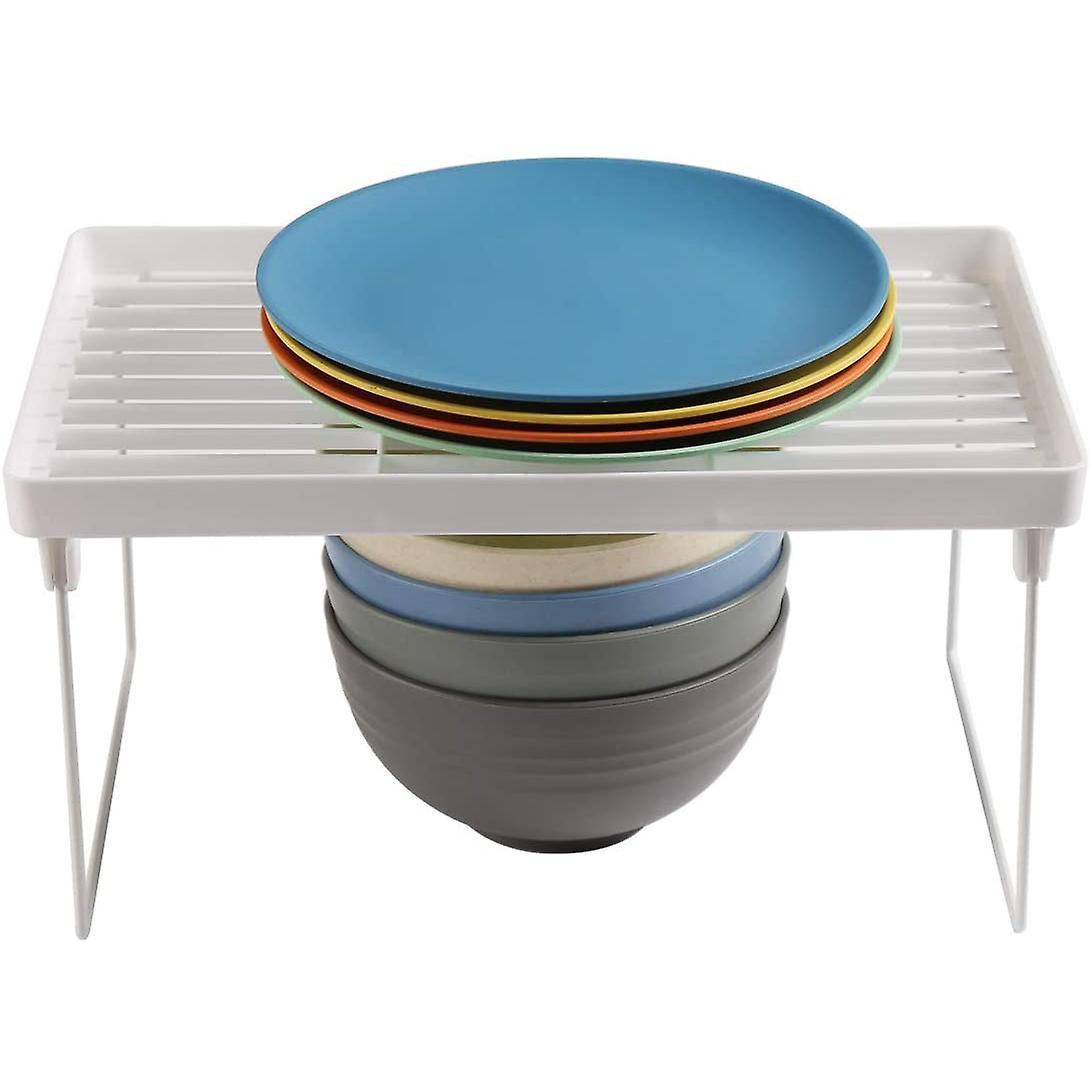 Stacking Cabinet Shelf Rack- Cupboard, Plate, Dish, Counter