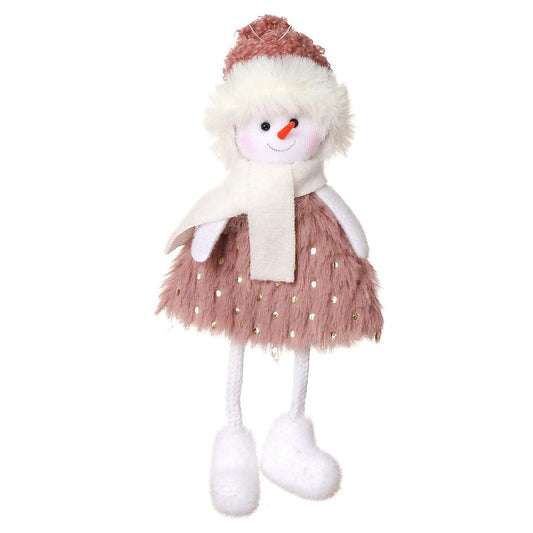 Creative Santa Figure Dolls Pine Tree Pendant Mini Dolls,snowman