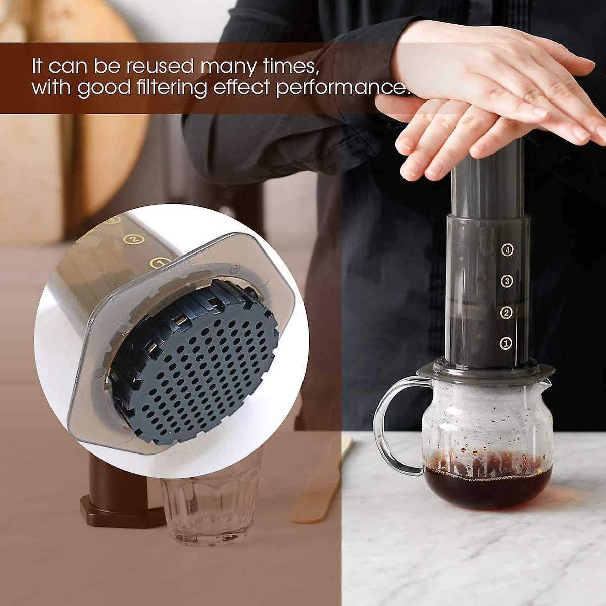 Replacement Filter Cap Compatible for Aeropress Coffee Maker