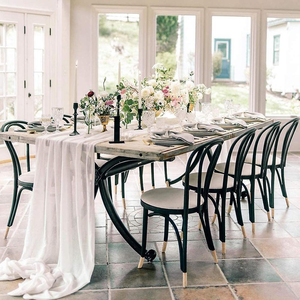 Table Runner 27x118 Inches Wedding Table Decorations White
