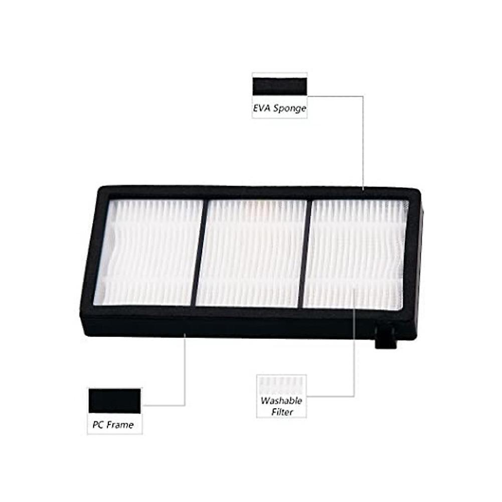 10pcs Filter,for Roomba Robotic 800&900 Series,with A Cleaning Brush