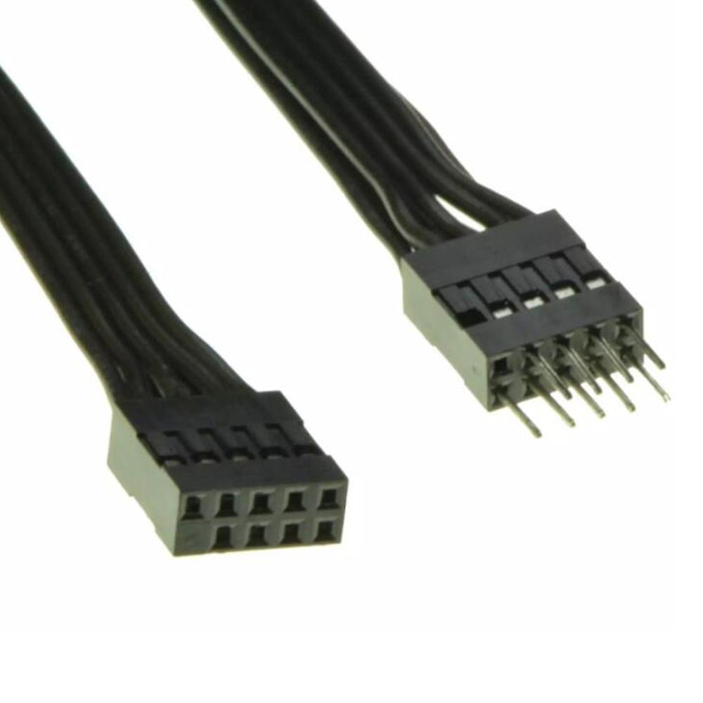 Mainboard 9pin Usb 2.0 Male to Female Extension Cable 30cm, 2 Pack