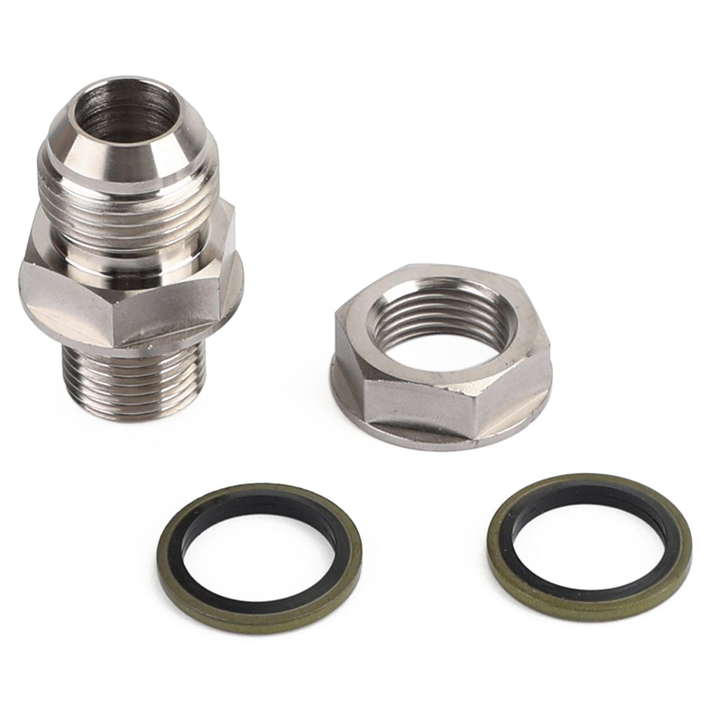 10an to M18x1.5 Turbine Oil Pan/oil Return Drain Plug Adapter