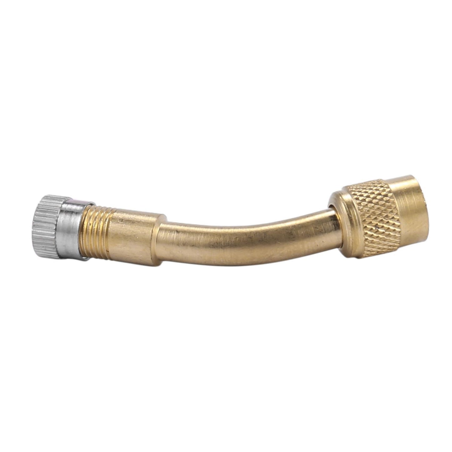 2 Pcs 135 Degree Air Tyre Valve Extension Adaptor for Motorcycle Cars