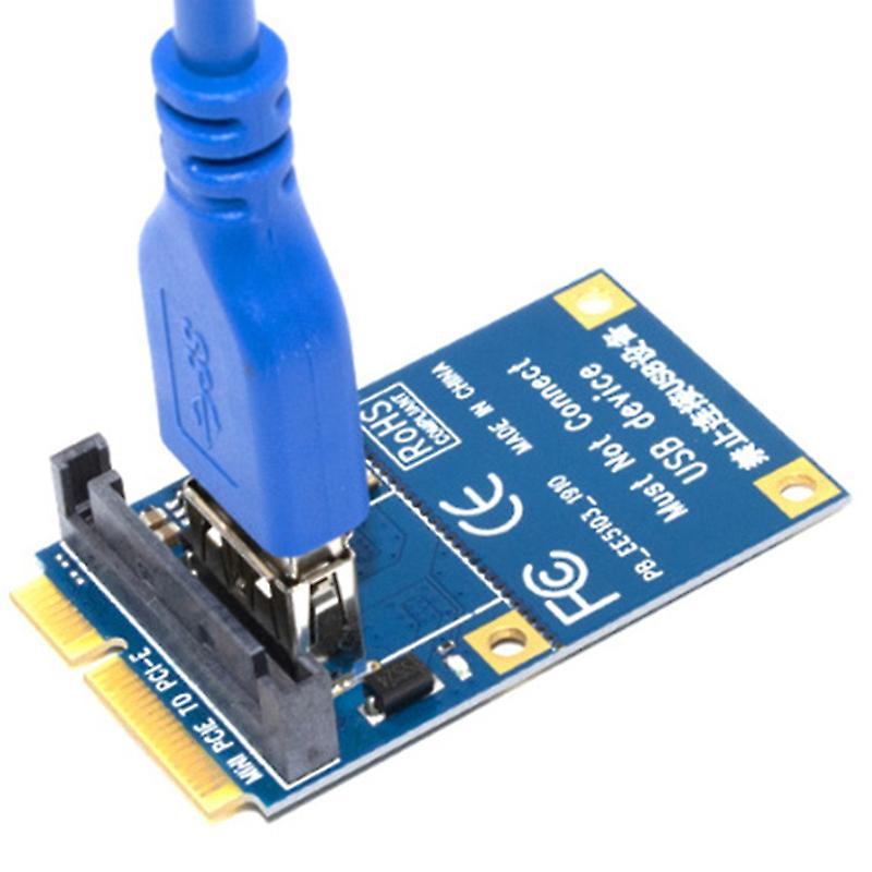 Pci-e Extender Pci E 1x to 1x Riser Usb 3.0 Cable Sata Power Working