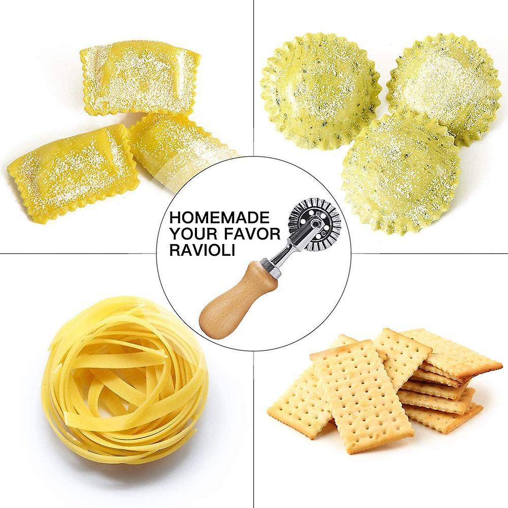 Pastry Wheel Cutter - Pasta Cutter Wheel - Ravioli Crimper Cutter