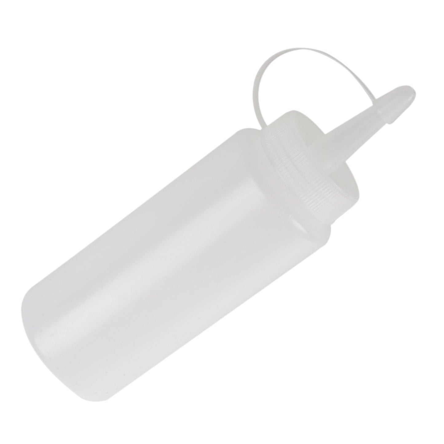 Plastic Squeeze Bottle Condiment Dispenser White 6oz
