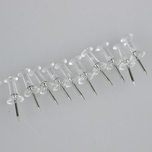 Clear Push Pins Transparent Plastic(pack Of 40)
