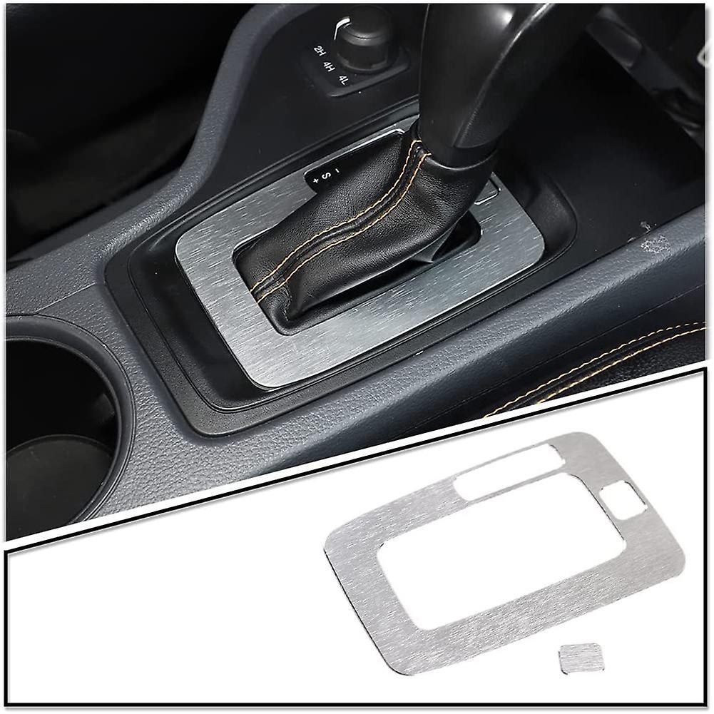 For Ford Ranger 2015-2018 Aluminum Alloy Car Center Consoles,silver