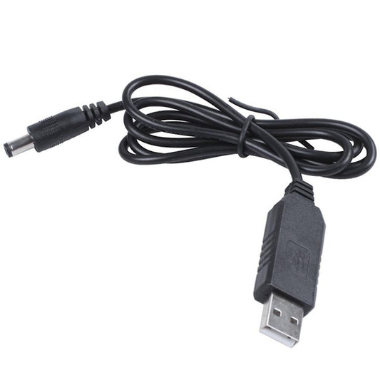 5v to Dc 12v 2.1mm X 5.5mm Module Cable Plug,usb to Dc Cable -1m