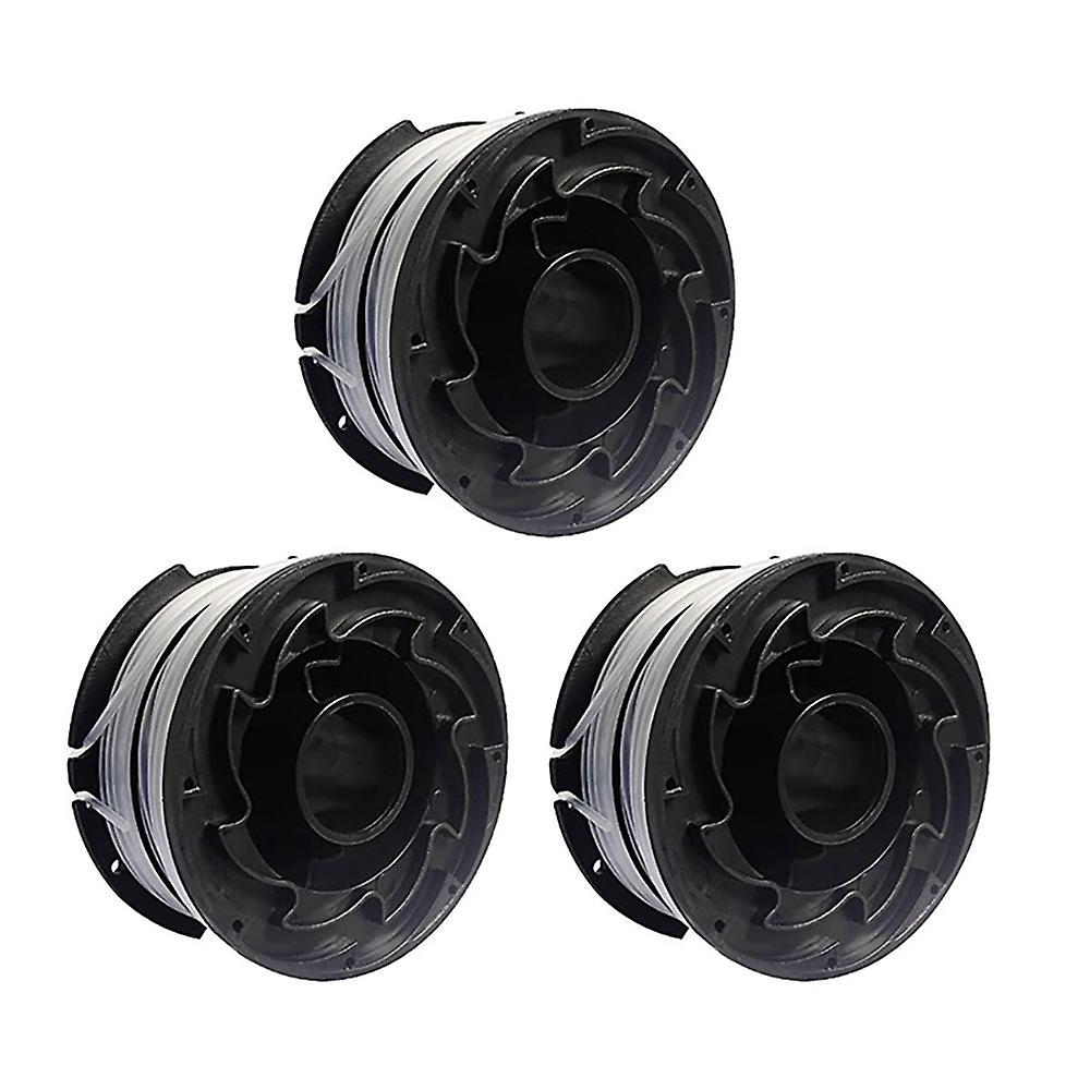 3 Pack String Trimmer Spools for Black+deacker Df-065 Df-065bkp Gh700