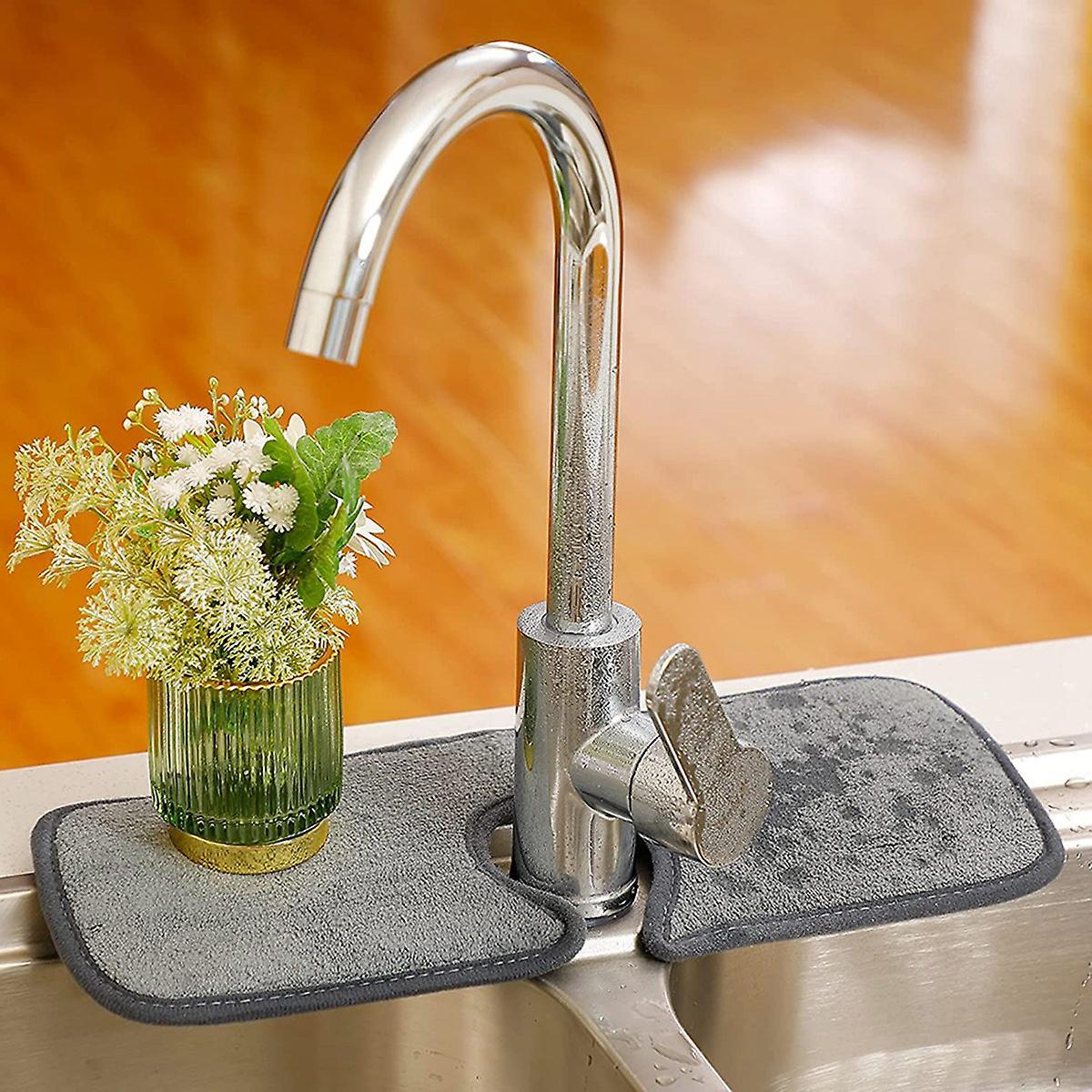 1 Pieces Of Kitchen Faucet Absorbent Pad Sink Protection Towel Pad