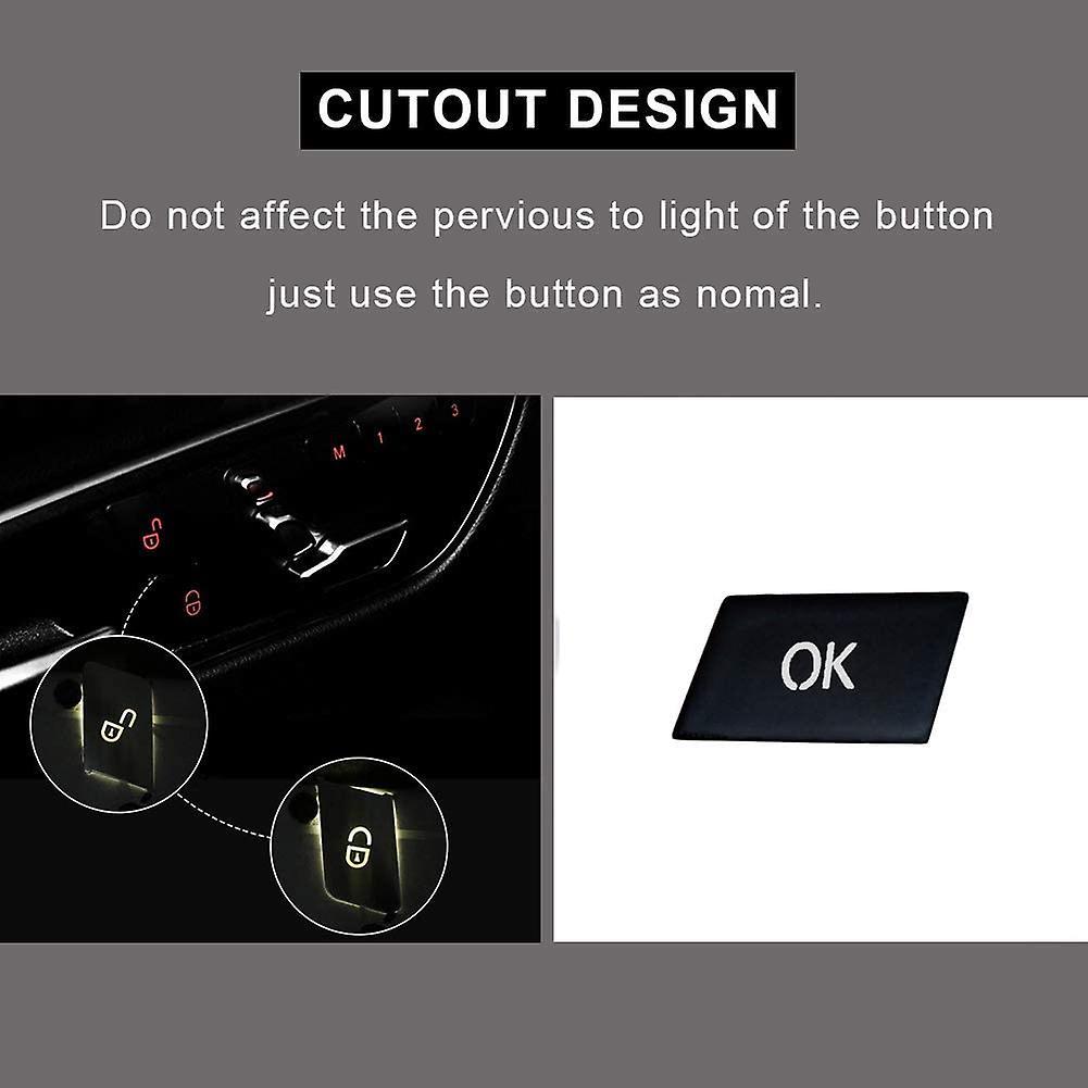 Car Steering Wheel Button Switch Sticker for Mercedes Benz A B Class