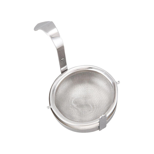 Stainless Steel Tea Mesh Tea Strainer with Handle Silver